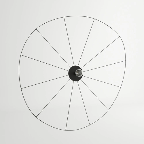 Nástěnné svítidlo / Stropní svítidlo ESKOLA 70 černá