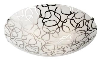 Stropní svítidlo Galeo 40 kulaté moderní bílé glamour do obývacího pokoje a ložnice E27