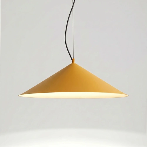 Závěsná lampa FINT žlutá LED do obývacího pokoje nastavitelná moderní