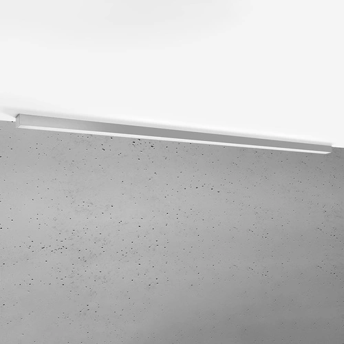 Stropní svítidlo PINNE 200 šedé LED 4000K minimalistické do obýváku a kuchyně moderní 200 cm