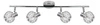 Stropní svítidlo Collar strip 4x40W G9 chrom