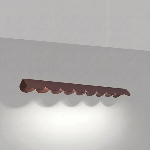 Závěsné svítidlo BISCUIT 100 LED hnědé nad ostrůvek nastavitelné