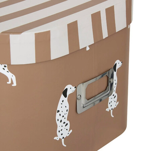 Sada 3 dekoračních krabic Scott dog kartonové boxy do dětského pokoje