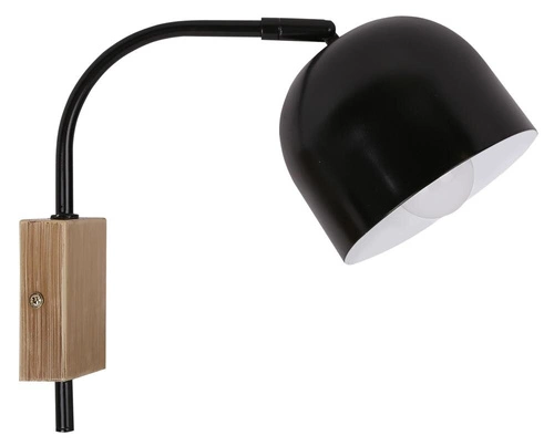 Nástěnné svítidlo Rupi černé moderní kovové do ložnice a obývacího pokoje Candellux Lighting