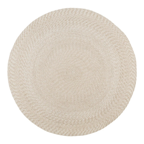 Kulatý moderní koberec Menorca 180 cm béžový do obýváku House Nordic