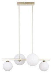 Mosazná závěsná lampa Kama 4x28W G9