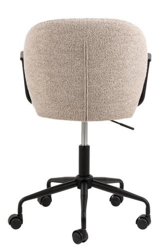 Ergonomická kancelářská židle Patricia Monza 60 béžová bouclé otočná s područkami do kanceláře