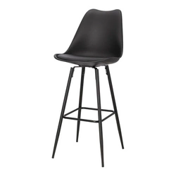 Barová stolička Nordis PP černá/černá outl