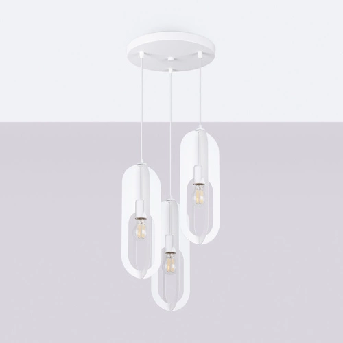 Visící lampa NICUS 3P bílá
