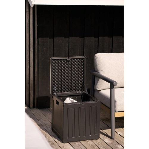 Zahradní úložný box na polštáře House Nordic Sobra 76 l černý plastový