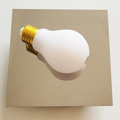 Nástěnné LED svítidlo BULB Step into Design zlaté moderní do obýváku a ložnice 15 cm