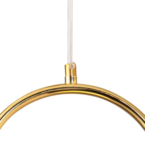 Závěsné svítidlo COSTA DUO zlaté sklo 50 cm do obýváku a jídelny Step into Design