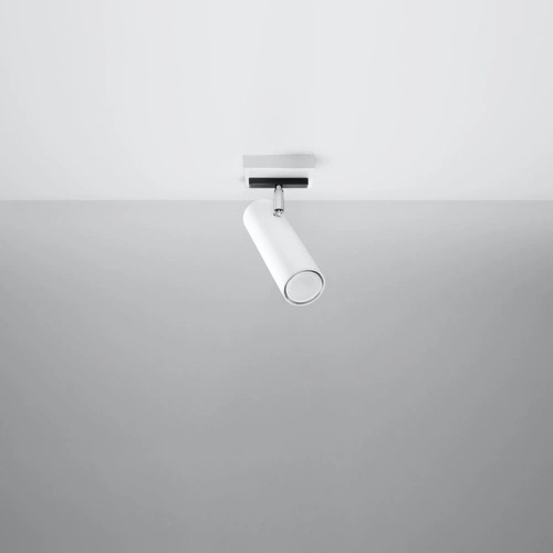 Stropní svítidlo DIREZIONE 1 bílá moderní kovová do obýváku kuchyně a ložnice Sollux