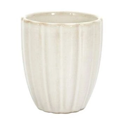 Keramický béžový espresso šálek 120 ml moderní Intesi Vlora na kávu