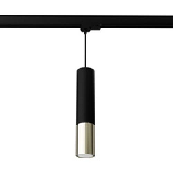 Kolejnicová lampa LOOPEZ černá/zlatá GU10 4000K 7W 530lm
