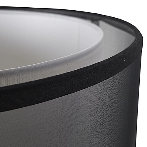 Intesi Shade stojací lampa černá s moderním stínidlem do obýváku a ložnice 150 cm