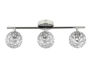 Stropní svítidlo Starlet strip 3x40W G9 chrom/průhledné