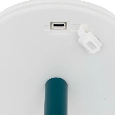 LED noční lampička Zack Atmosphera moderní bílá modrá nabíjecí do ložnice a na zahradu