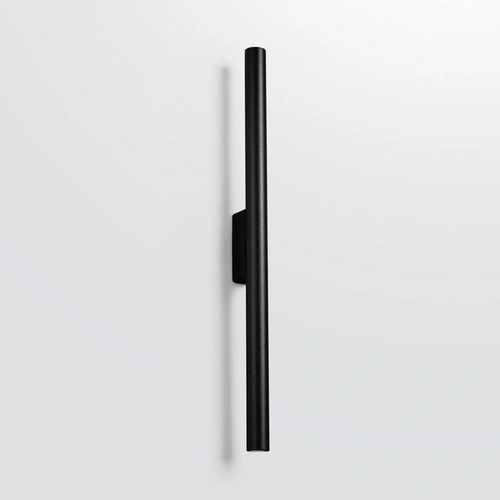 Moderní černé nástěnné svítidlo Pastelo 2 kovové do obýváku a ložnice svítí nahoru i dolů