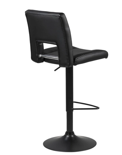 Židle barová Sylvia černá/černá