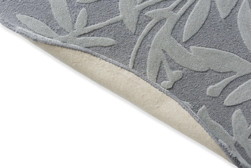 Vlněný kulatý koberec Cleavers Duck Egg 150 cm moderní do obýváku a ložnice Laura Ashley