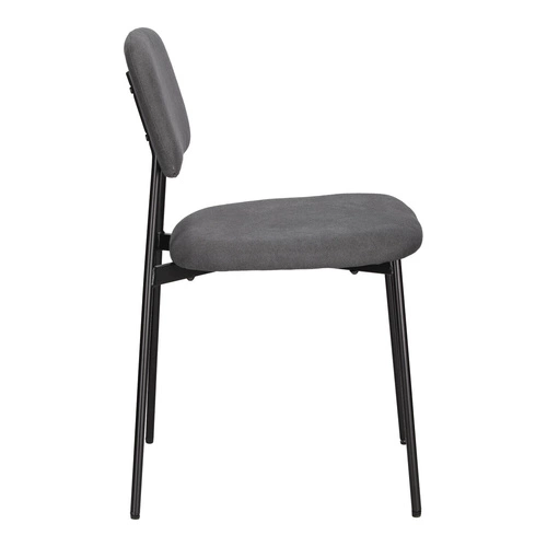 Čalouněná židle Esther tmavě šedá Intesi do jídelny a obývacího pokoje v moderním stylu