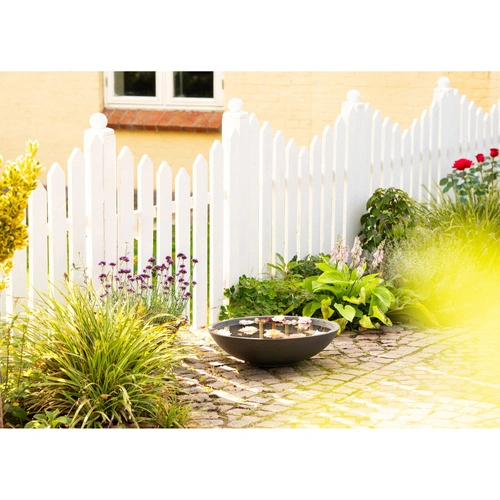 Miska Fleuriste – mísa na vodní květy, tmavě šedá