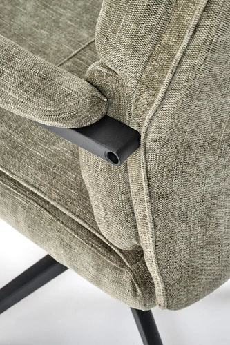 Ergonomická kancelářská židle Nurah olivová otočná s područkami do kanceláře Intesi