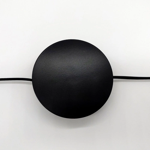 Nástěnná lampa LINEA-1 WALL černá moderní kovová s dlouhým kabelem do obývacího pokoje