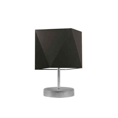 Noční lampička do ložnice moderní PASADENA hnědá s textilním stínidlem LYSNE 30 cm