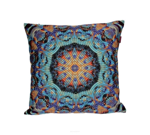 Dekorační sametový polštář Hypno antialergenní do obýváku a ložnice multicolor