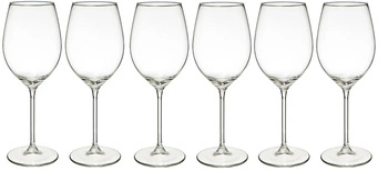 Sada 6 sklenic na víno Lina 410ml sklo