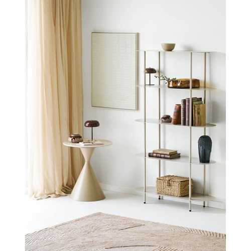 Skleněná váza Gron tmavě šedá 25 cm moderní váza na květiny