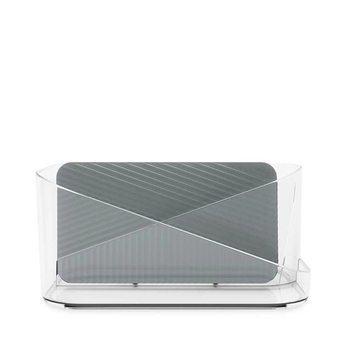 Umbra Glam II transparentní organizér na kosmetiku do zásuvky, moderní s přihrádkami 27 cm