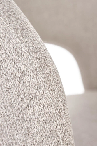 Čalouněná jídelní židle Marthe béžová s područkami moderní Intesi