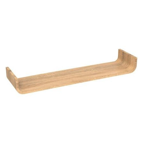 Nástěnná police Fixy 80 cm dřevěná závěsná na knihy moderní do obýváku přírodní