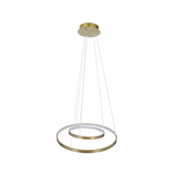 Lune 50+30 zlatá 40W LED 4000K závěsná lampa
