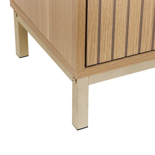 Koupelnová skříňka pod umyvadlo Tasso 60 cm přírodní s drážkováním 5five simply smart