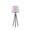 Stolní lampa Bergen světle fialová/černá