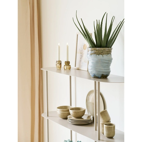 Váza Toran keramická světle modrá moderní váza na květiny