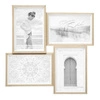 Bílý závěsný multirám na 4 fotografie 10x15 moderní Moly