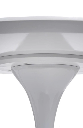 Kulatý jídelní stůl Fiber 90 bílý moderní ve stylu Tulip Table