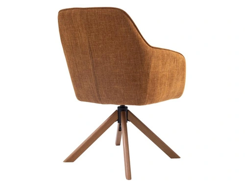 Otočná jídelní židle Avola čalouněná s područkami