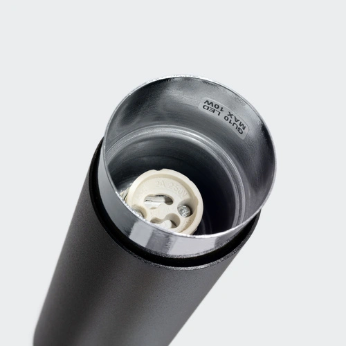 Stropní svítidlo NERO 12,5 černý chrom moderní kovové do obýváku a předsíně