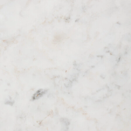 Kulatý konferenční stolek Nanda bílý mramor a mangové dřevo moderní do obýváku