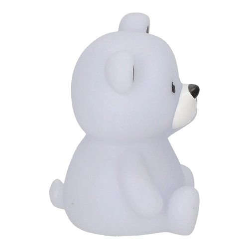 Noční lampička Teddy Bear šedá Atmosphera moderní na baterie do dětského pokoje 14 cm