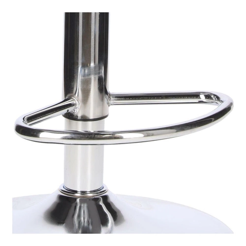 Barová židle s opěrkou Inge šedá výškově nastavitelná otočná moderní do kuchyně a k ostrůvku Intesi