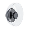 Nástěnné LED svítidlo DISCO Step into Design moderní skleněné černé 23 cm do obývacího pokoje