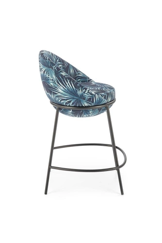 Čalouněný barový stoliček Eggy s područkami moderní multicolor do kuchyně a jídelny 65 cm