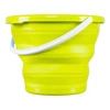 Intesi skládací kbelík 10L zelený z polypropylenu na úklid a kempování